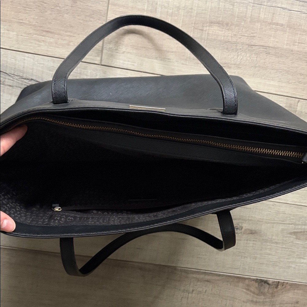 Kate Spade Black Tote w/ Laptop Sleeve - Picture 6 of 7